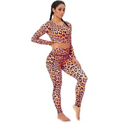 Leopard Print yoga sets