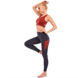 Sportswear Patchwork Gym Yoga Set