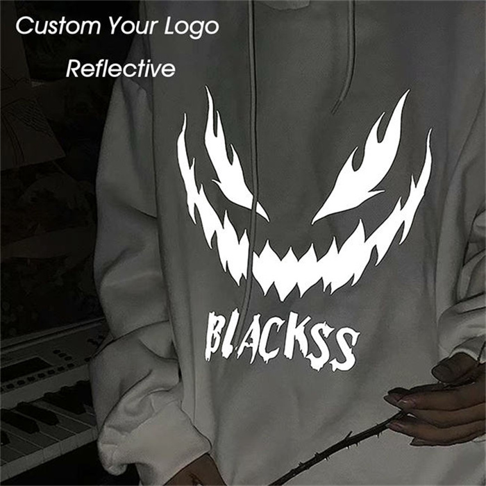 custom design sense reflective hoodie factory
