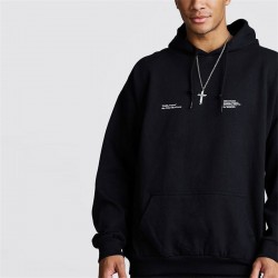 screen Print Pullover Hoodie