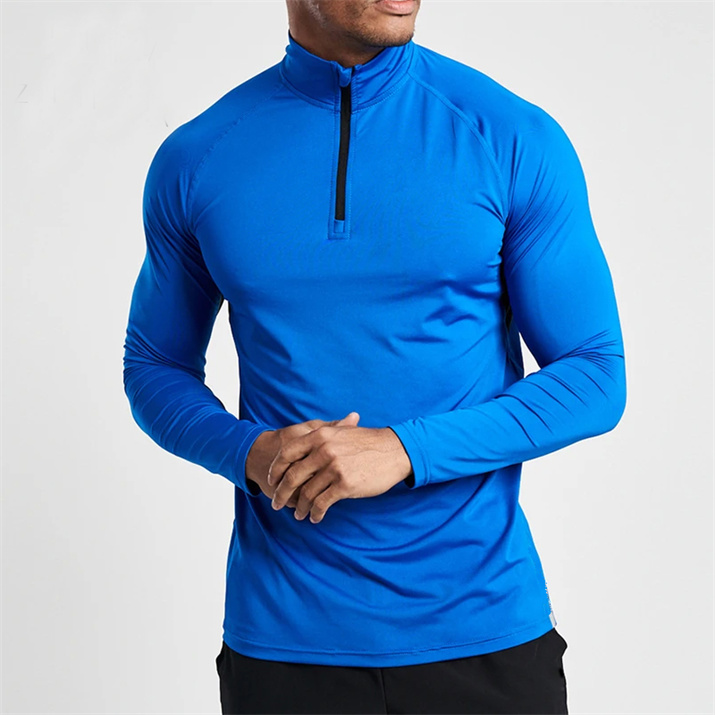 1/4 Zipper High Neck Training Sports shirt