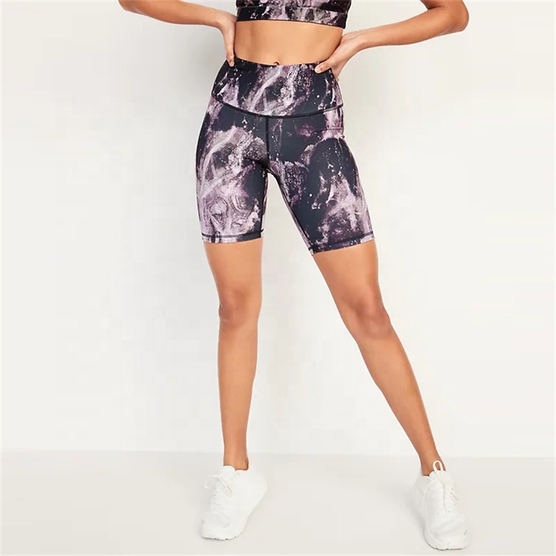 Digital Print Outfits Yoga Shorts