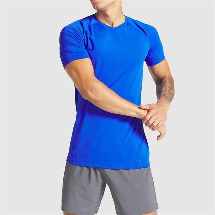 summer workout sports V neck T shirt