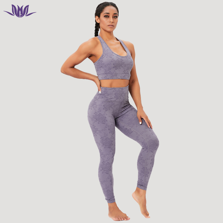 Flower Digital print yoga wear Set