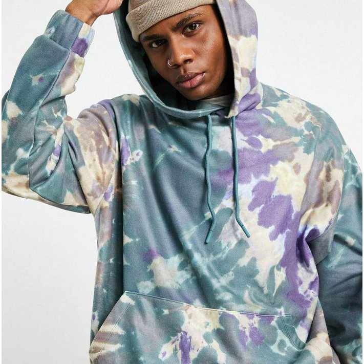 Mens Cotton Tie Dye Hoodie