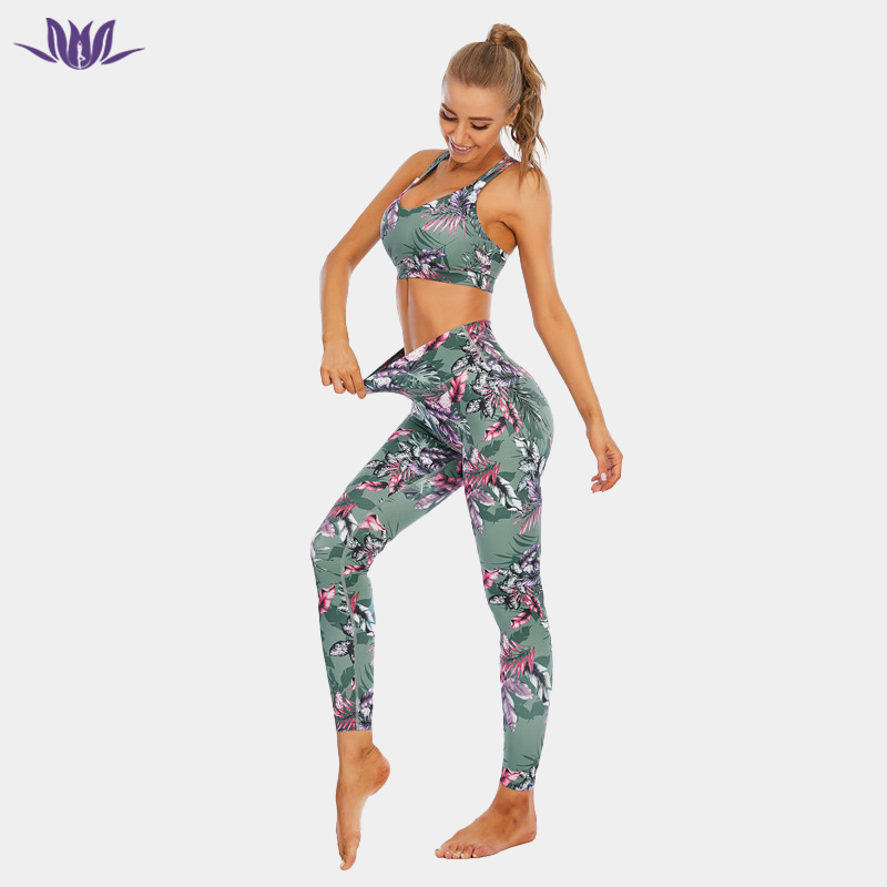 Women'S Sublimation Print Yoga Suit