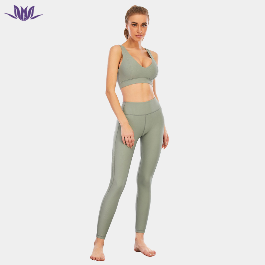 Gym Wear Solid Sport Women Set