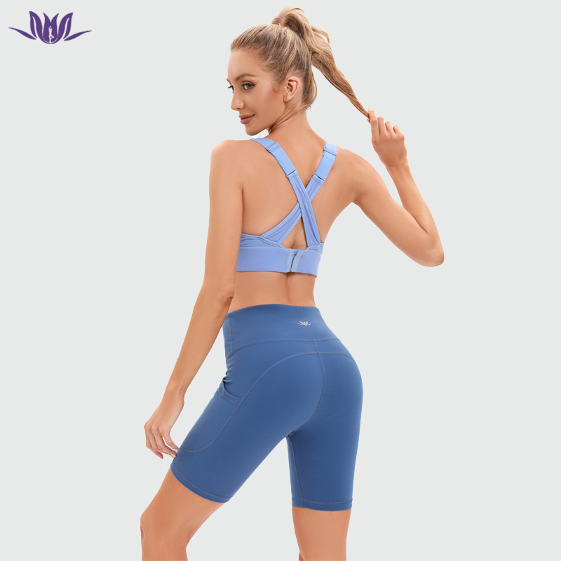 Sports Bra Fitness Yoga Suit for Running