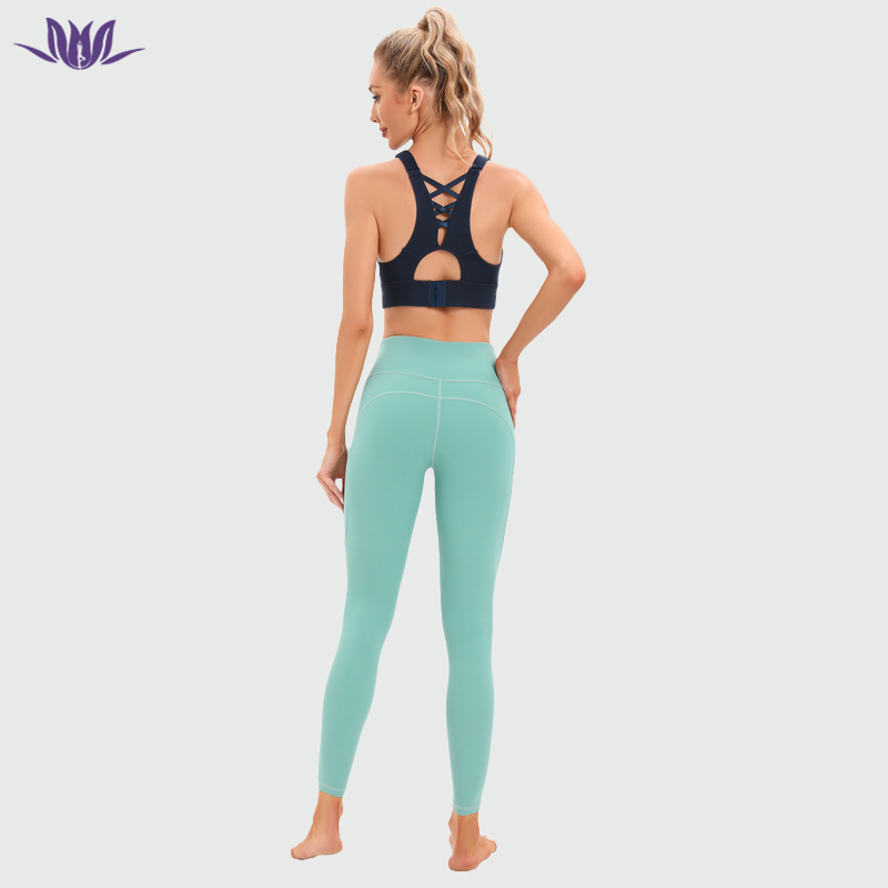 Zip-Front Sports Bras Set Forworkout