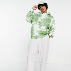 Tie Dye-Print Pullover Hoodie