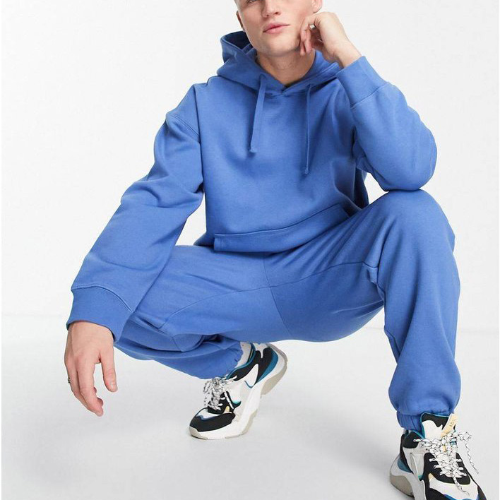 Custom Oversized Hoodie Tracksuit Sets For Men