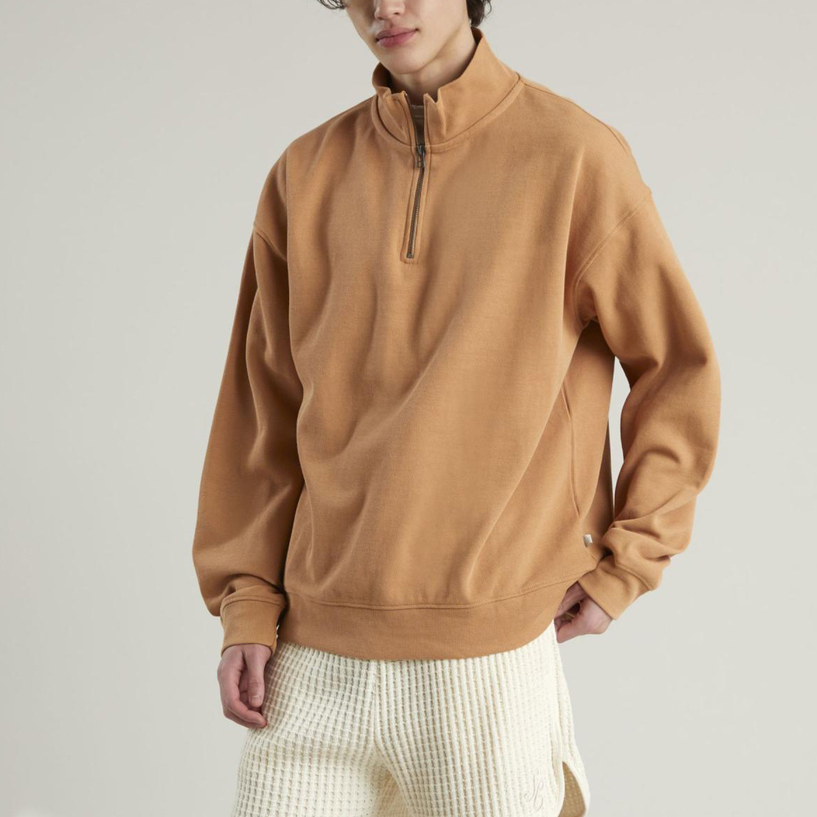 Ribbed Oversized Sweatshirt For Men