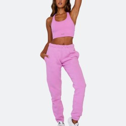 Halter Yoga Crop Top Set