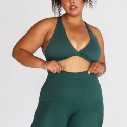 Plus Size Yoga Shorts Set Women