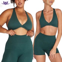 Plus Size Yoga Shorts Set Women