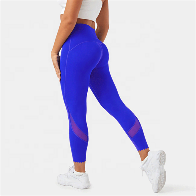 High Waisted Workout Mesh Yoga Leggings