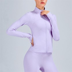 Slim Fit Tight Long Sleeve Yoga Jacket