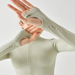 Seamless Jacket with Thumb Holes