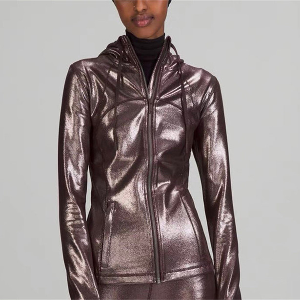 lulu shine jacket with thumb holes