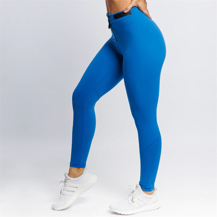 Wholesale Zipper High Waist Yoga Pants