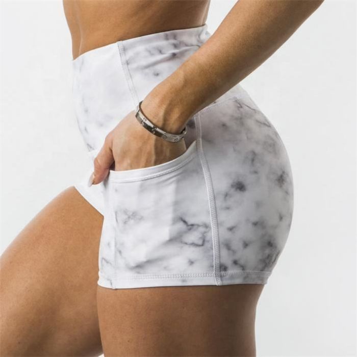 Biker Yoga Shorts With Pocket