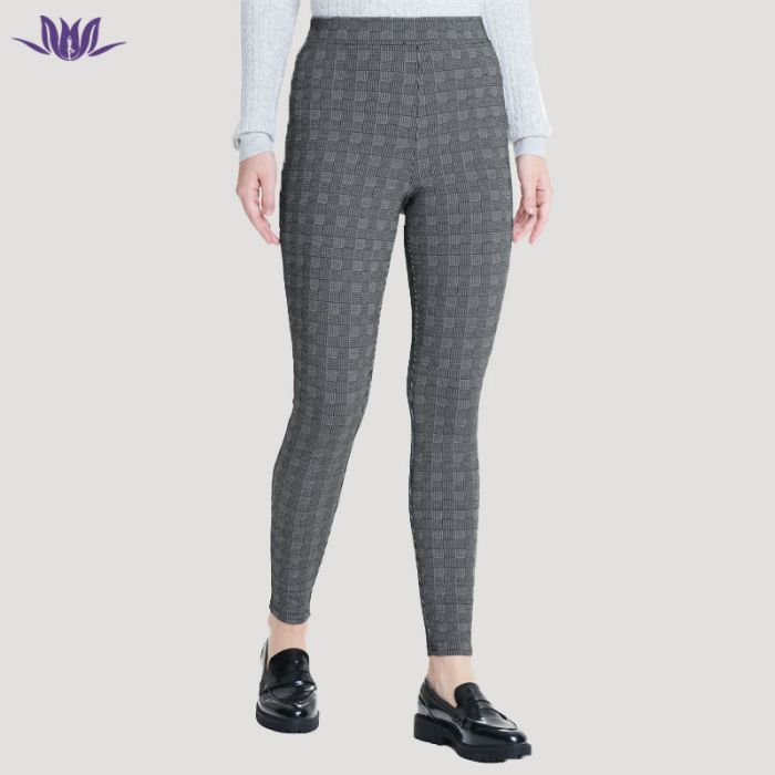 Wholesale Fitness Plaid Yoga Leggings For Women