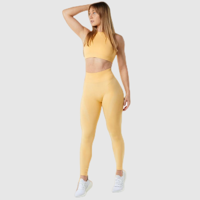 Seamless Breathable Solid Yoga Set