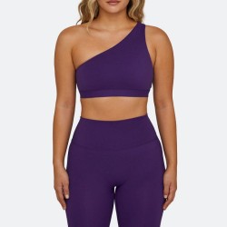 One Shoulder Yoga Bra