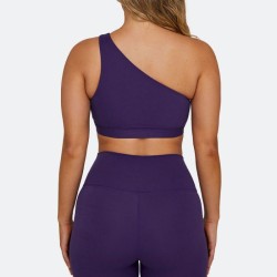 One Shoulder Yoga Bra