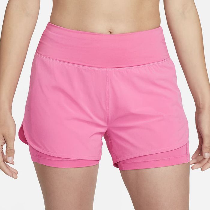 Athletic Jogging Shorts 2-in-1 With Pocket