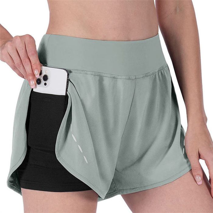 Athletic Sports Shorts With Pocket