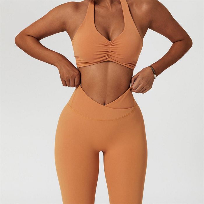 Wholesale High Waist Gym Yoga Set