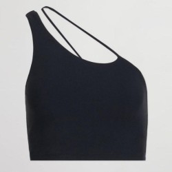 One shoulder custom yoga bra
