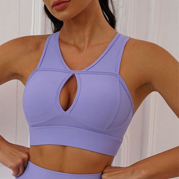 Wholesale Custom Ribbed Sports Bra