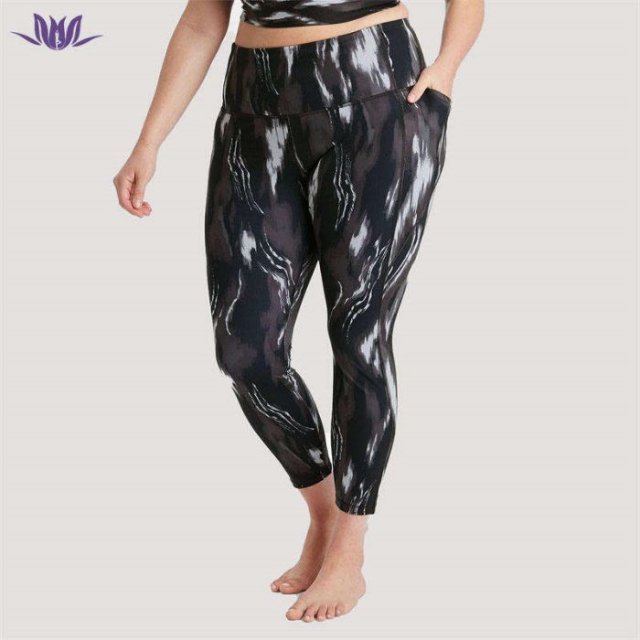 Wholesale Plus Size Printing Yoga Leggings