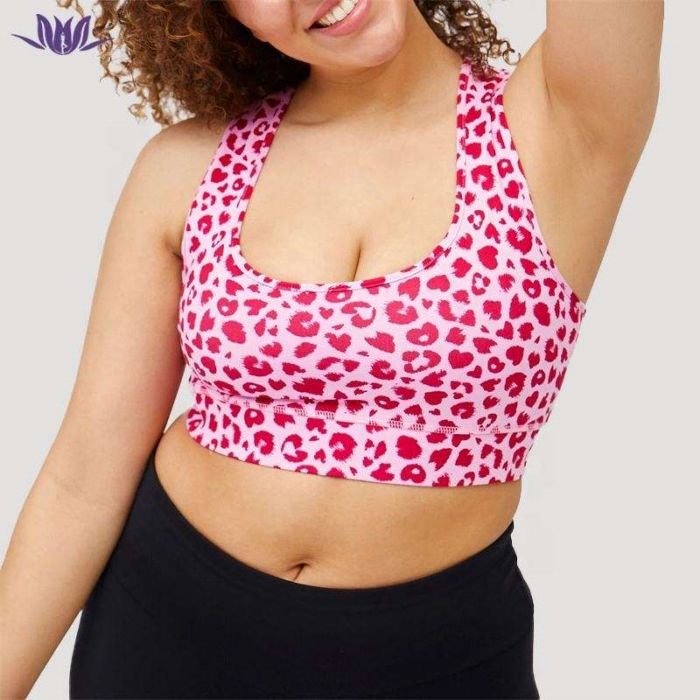 Custom Plus Size U Neck Yoga Bra