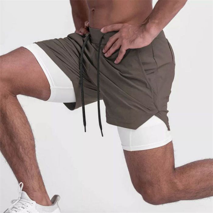 Workout Running Shorts With Phone Pocket