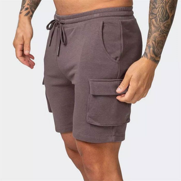 Sports Running Athletic Jogger Pocket Sweat Shorts