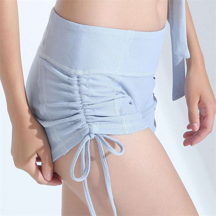 Custom Solid Manufacturer Yoga Shorts