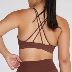 Deep V-Neck Yoga Bra