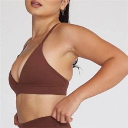 Deep V-Neck Yoga Bra