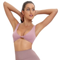 Front Twist yoga bra