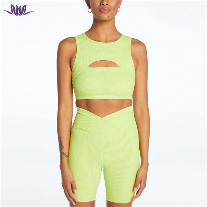 Sleeveless Fitness Workout Running Crop Tops