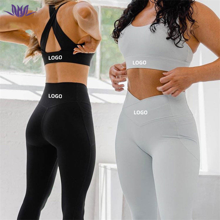 Cross Back Sports Bra Yoga Set Workout Clothes