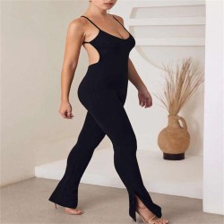 Deep V Sling Women's Yoga Jumpsuit