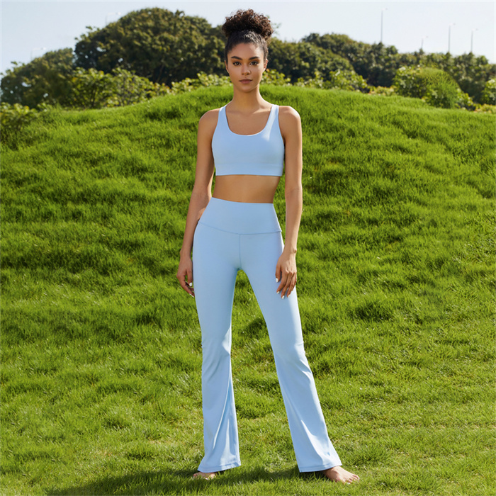 High Waist Flare Yoga Pants Sets