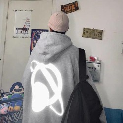 custom design sense reflective hoodie factory