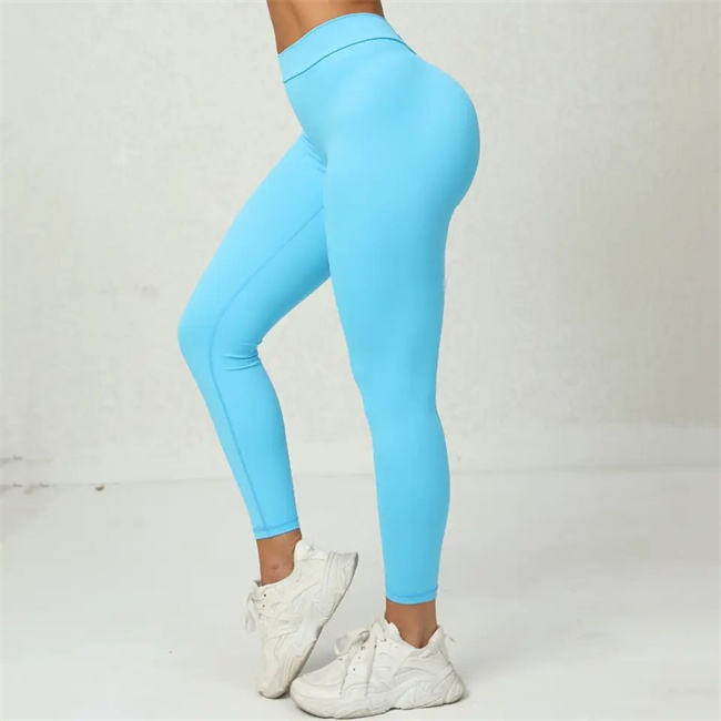 V-Back Scrunch Butt Lifting Leggings