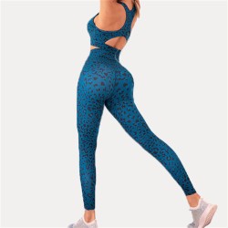 Gym Wear Butt Lift Yoga Leggings Set