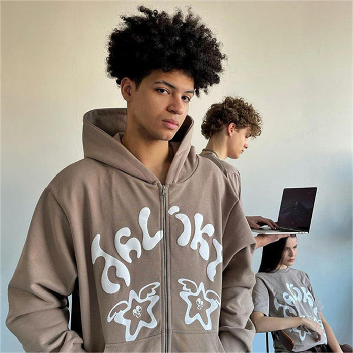 Oversized Full Zip Up Hoodie